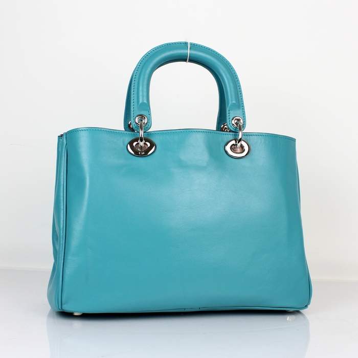 2012 New Arrival Christian Dior Original Leather Handbag - 0902 Blue